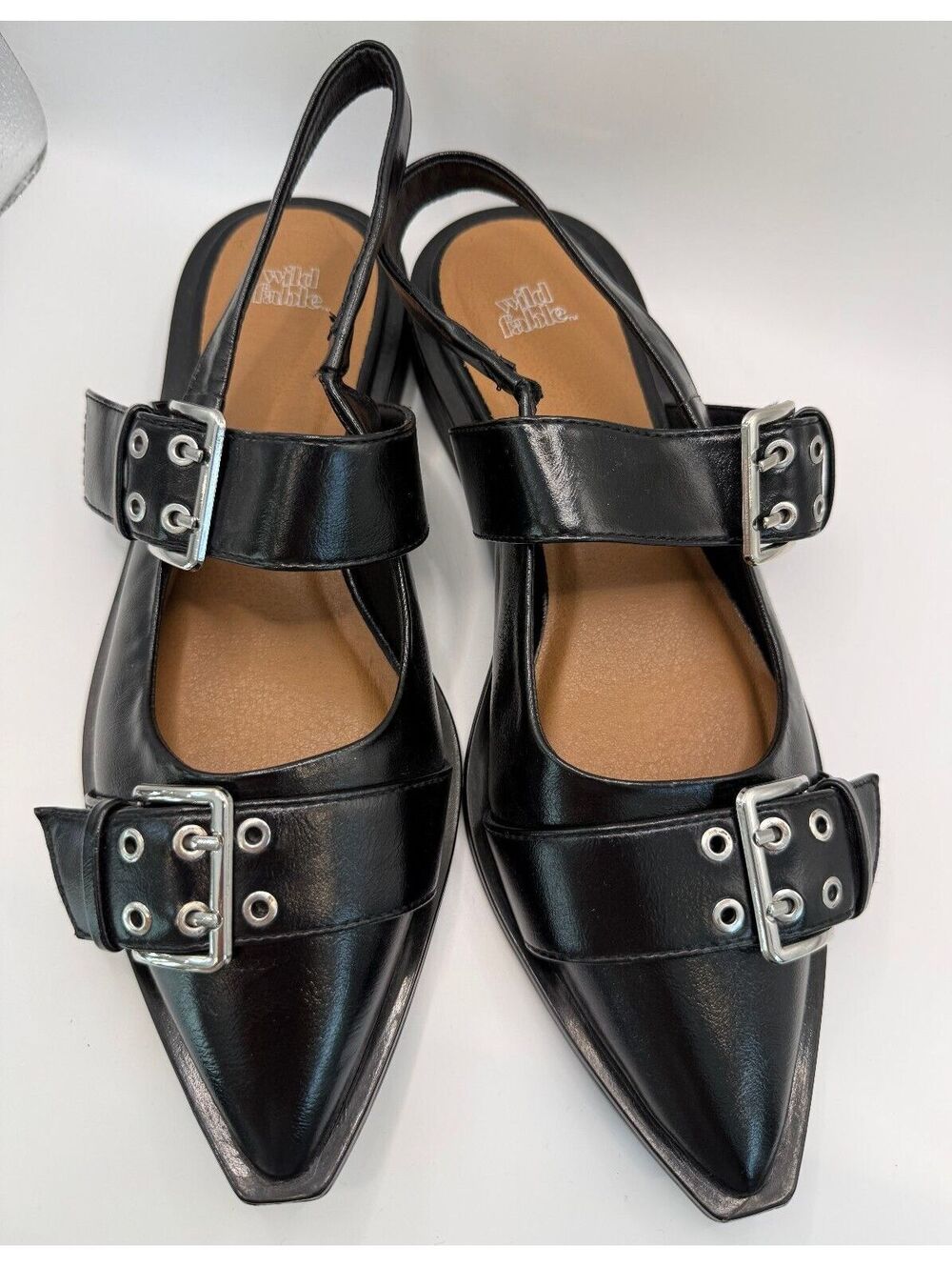Wild Fable Payton Double Buckle Slingback Flats - Women's 8 NWOT